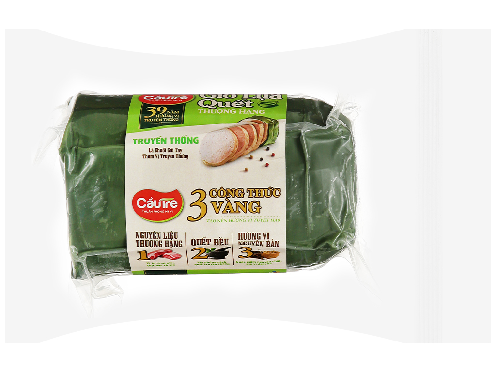 Chả lụa quết thượng hạng Cầu Tre gói 500g 1
