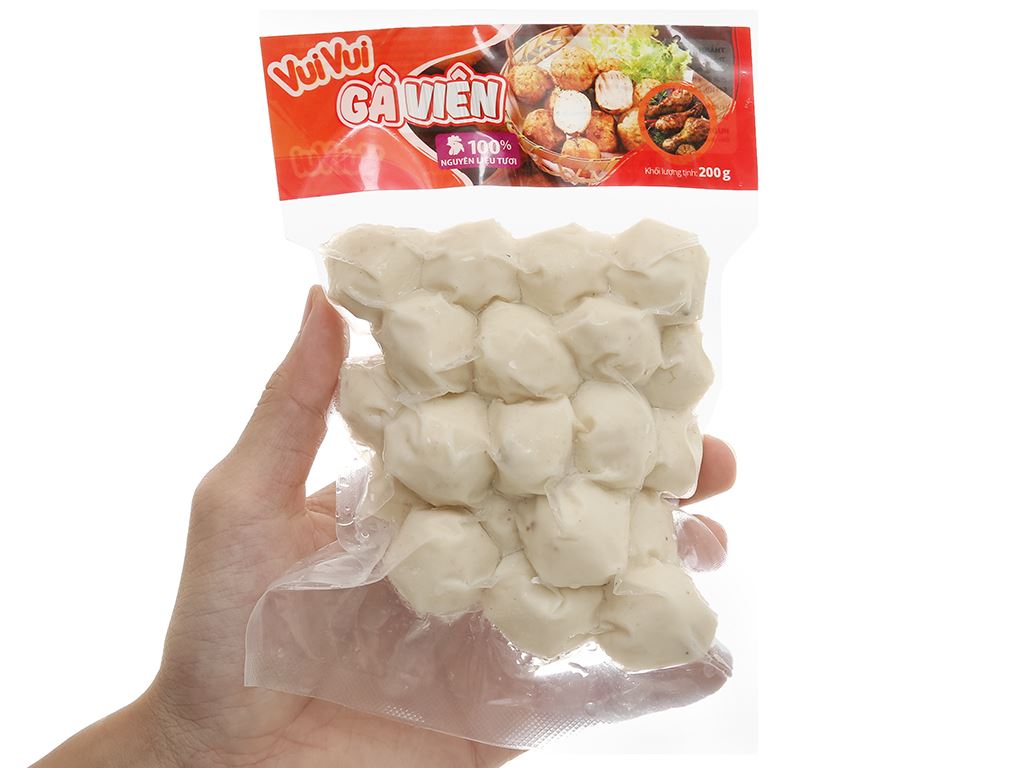 Gà viên VuiVui gói 200g 4