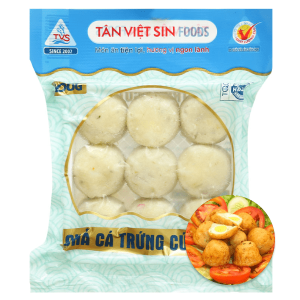 Chả cá trứng cút Tân Việt Sin gói 200g