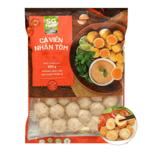 Cá viên nhân tôm SG Food gói 500g