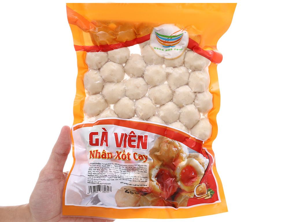 Gà viên nhân sốt cay Hoàn Hảo Food gói 450g 5