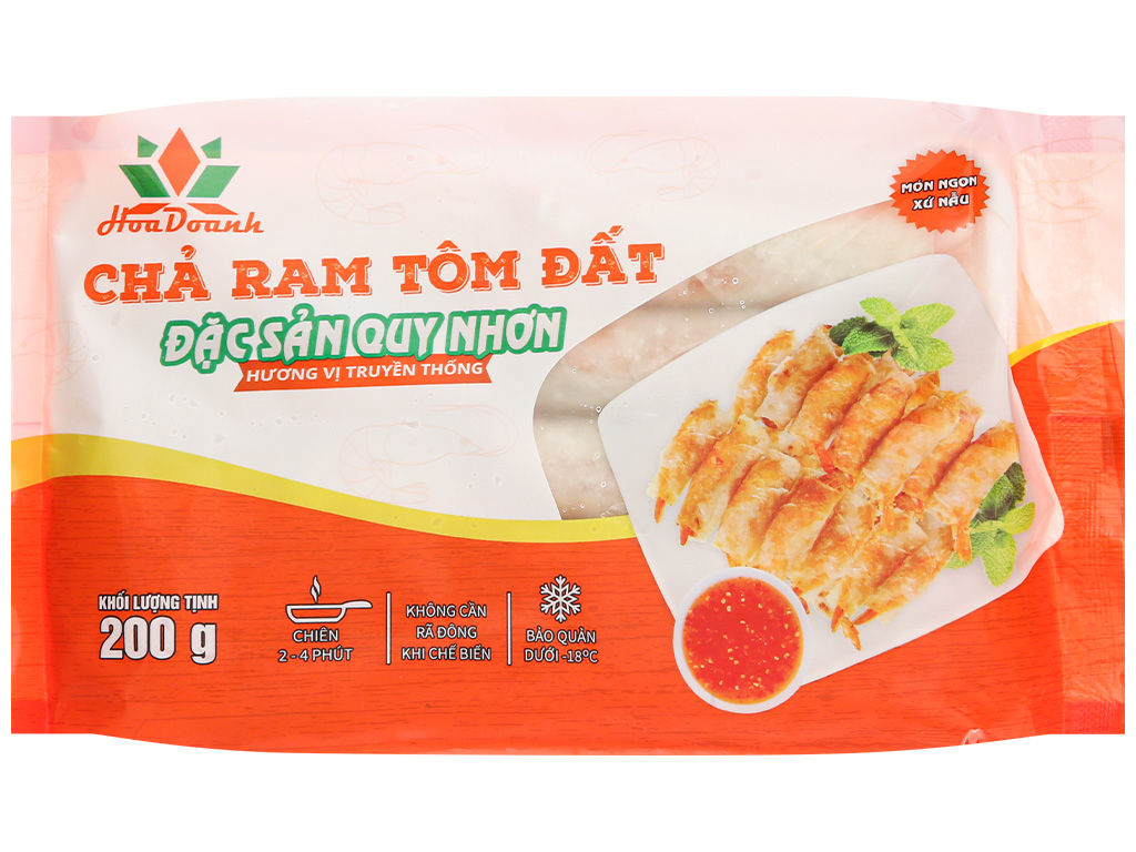 Chả ram tôm đất Quy Nhơn Hoa Doanh 200g 9