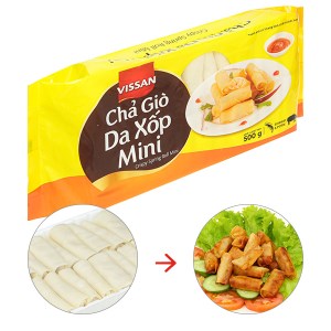 Chả giò da xốp mini Vissan gói 500g