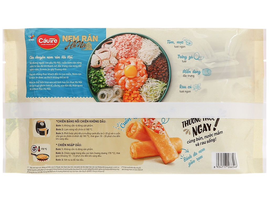 Nem rán Hà Nội hải sản đặc biệt Cầu Tre 300g