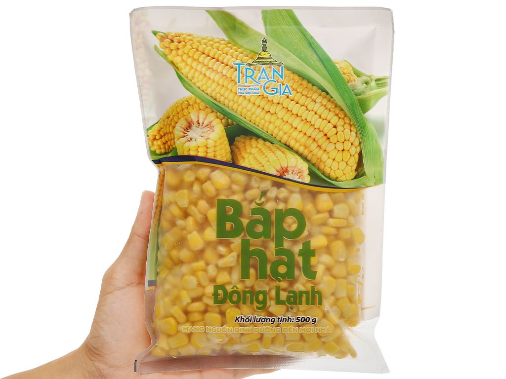 Bắp hạt đông lạnh Trần Gia gói 500g 5