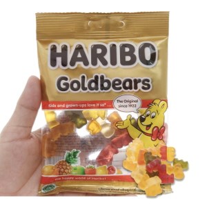 Kẹo dẻo hình trái cây Haribo Goldbears gói 80g