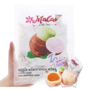 Kẹo sữa mềm Vị khoai môn Malai Thai gói 67g