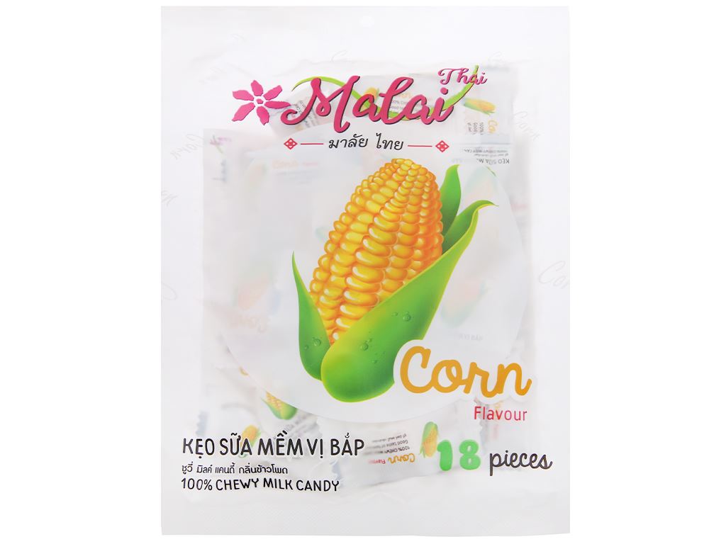 Kẹo sữa mềm Vị bắp Malai Thai gói 67g 1