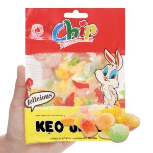 Kẹo dẻo Hải Hà Jelly Chip gói 100g