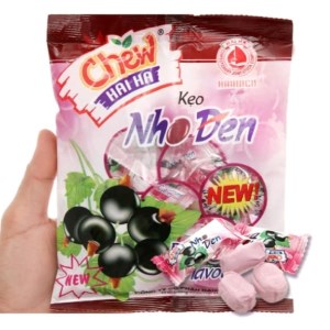 Kẹo nho đen Hải Hà Chew gói 100g
