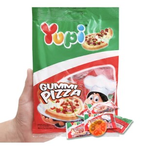Kẹo dẻo Yupi Gummi Pizza gói 96g