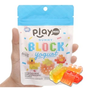 Kẹo dẻo xếp hình vị sữa chua Play More gói 64g