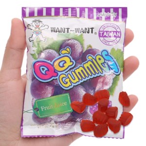 Kẹo dẻo vị nho Want Want QQ Gummies gói 20g