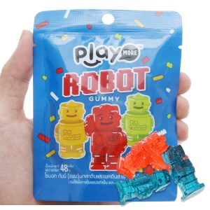 Kẹo dẻo Play More Robot gói 48g