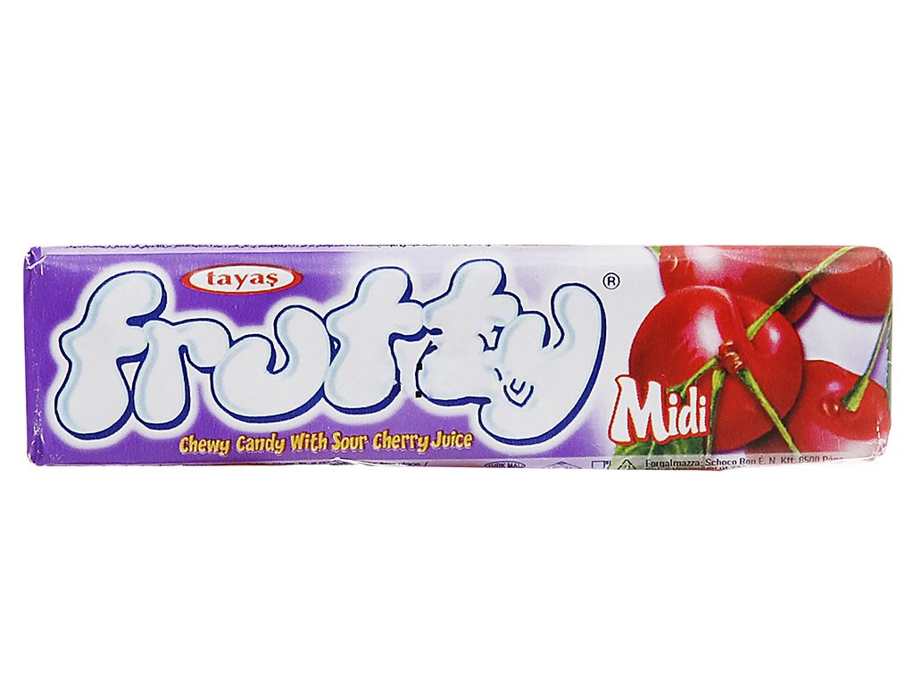 Kẹo mềm vị cherry Miniyum Frutty Midi thanh 25g 1