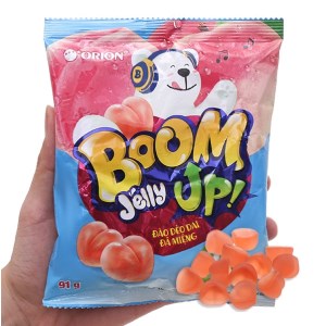 Kẹo dẻo boom vị đào Orion gói 91g