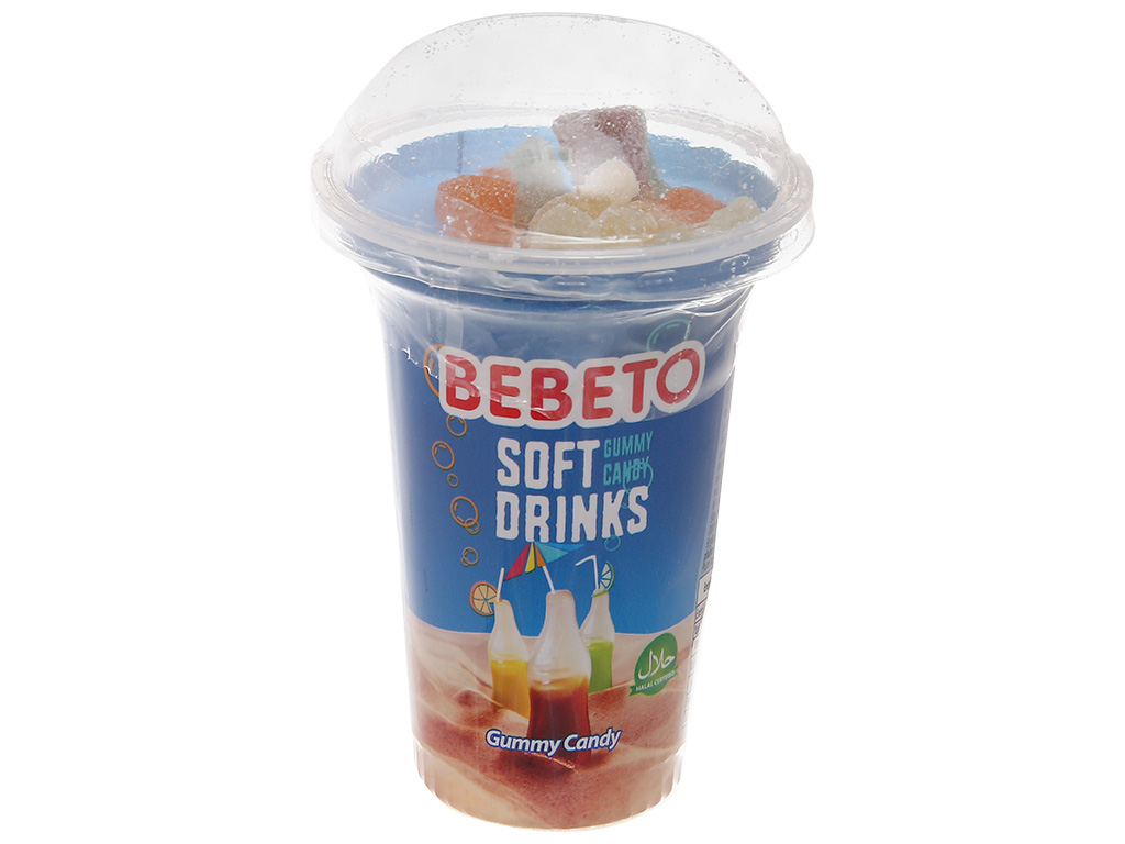 Kẹo dẻo hũ hình ly Soft Drinks Bebeto 120g tại Bách hoá XANH
