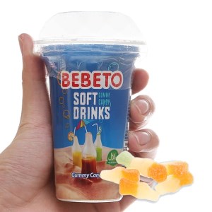 Kẹo dẻo hình ly Soft Drinks Bebeto hũ 120g