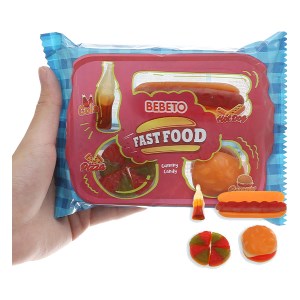 Kẹo dẻo Bebeto Fast Food Menu gói 81g