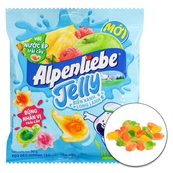 Kẹo dẻo trái cây Alpenliebe Jelly 90g