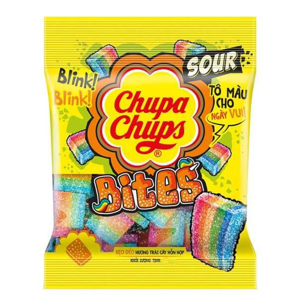 Kẹo dẻo Chupa Chups Sour Belts 24g