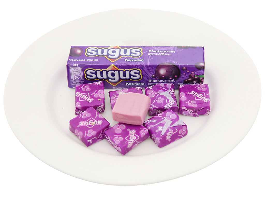Kẹo mềm hương nho Sugus gói 90g (3 thanh) | Bách hoá XANH