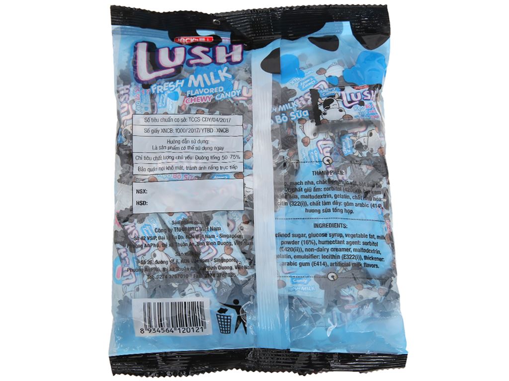 Kẹo bò sữa Jack n Jill Lush gói 140g 3