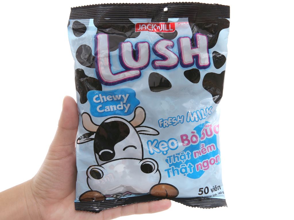 Kẹo bò sữa Jack n Jill Lush gói 140g 4