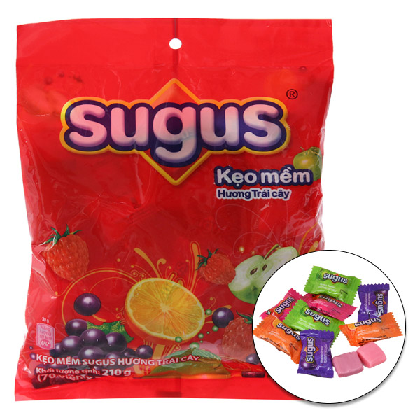Kẹo mềm hương trái cây Sugus 210g