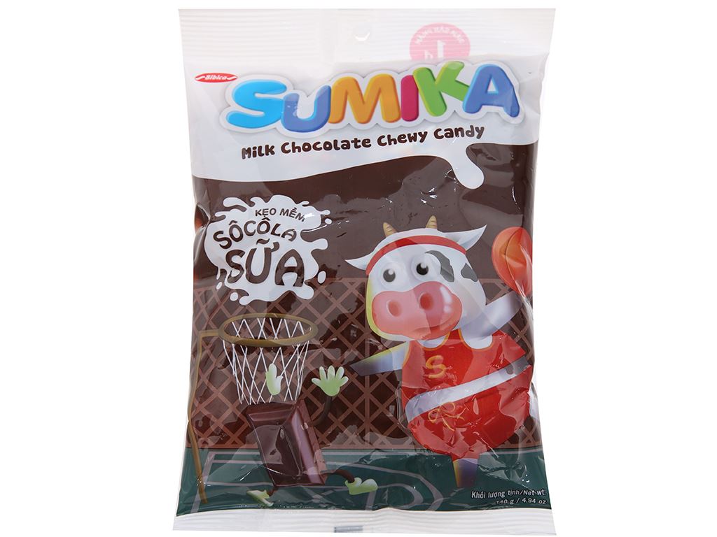Kẹo mềm socola sữa Sumika gói 140g 1