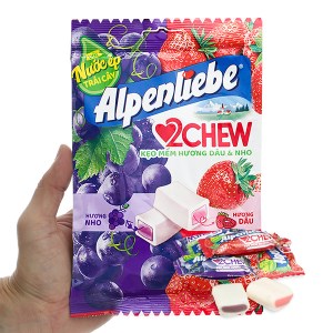 Kẹo mềm hương trái cây Alpenliebe 2Chew gói 84g
