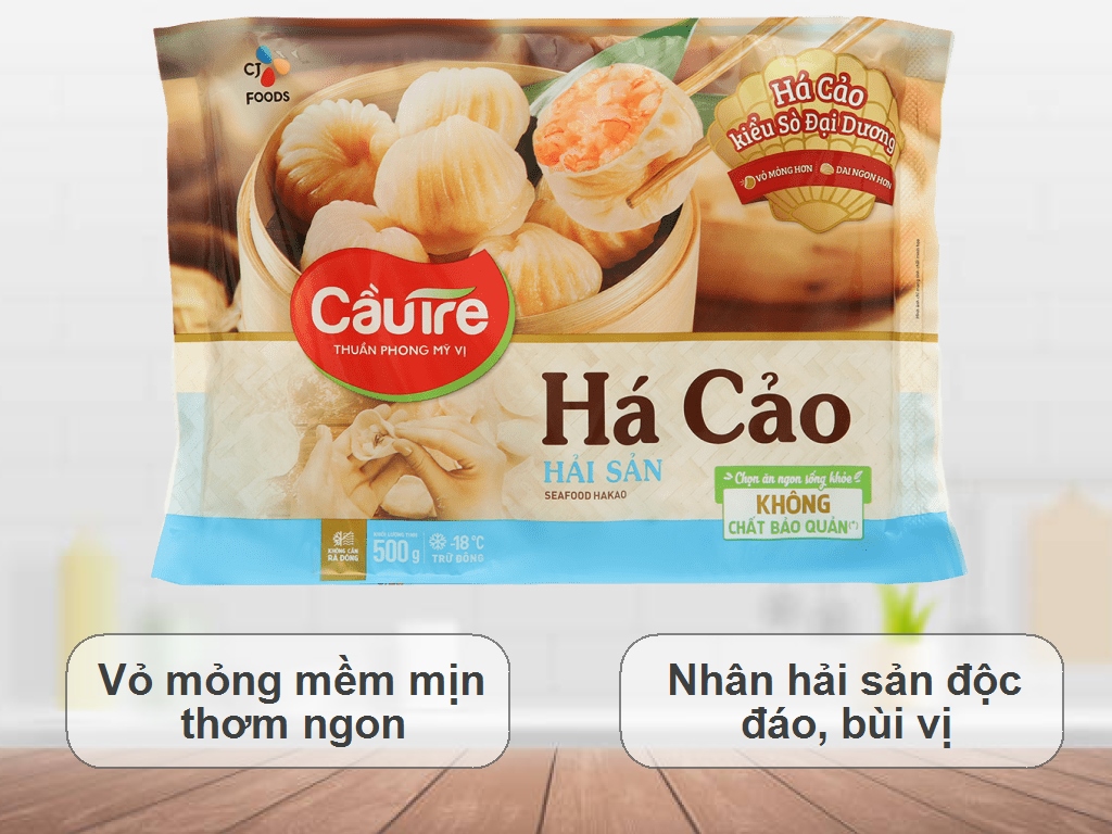 Há cảo nhân hải sản Cầu Tre gói 500g 2