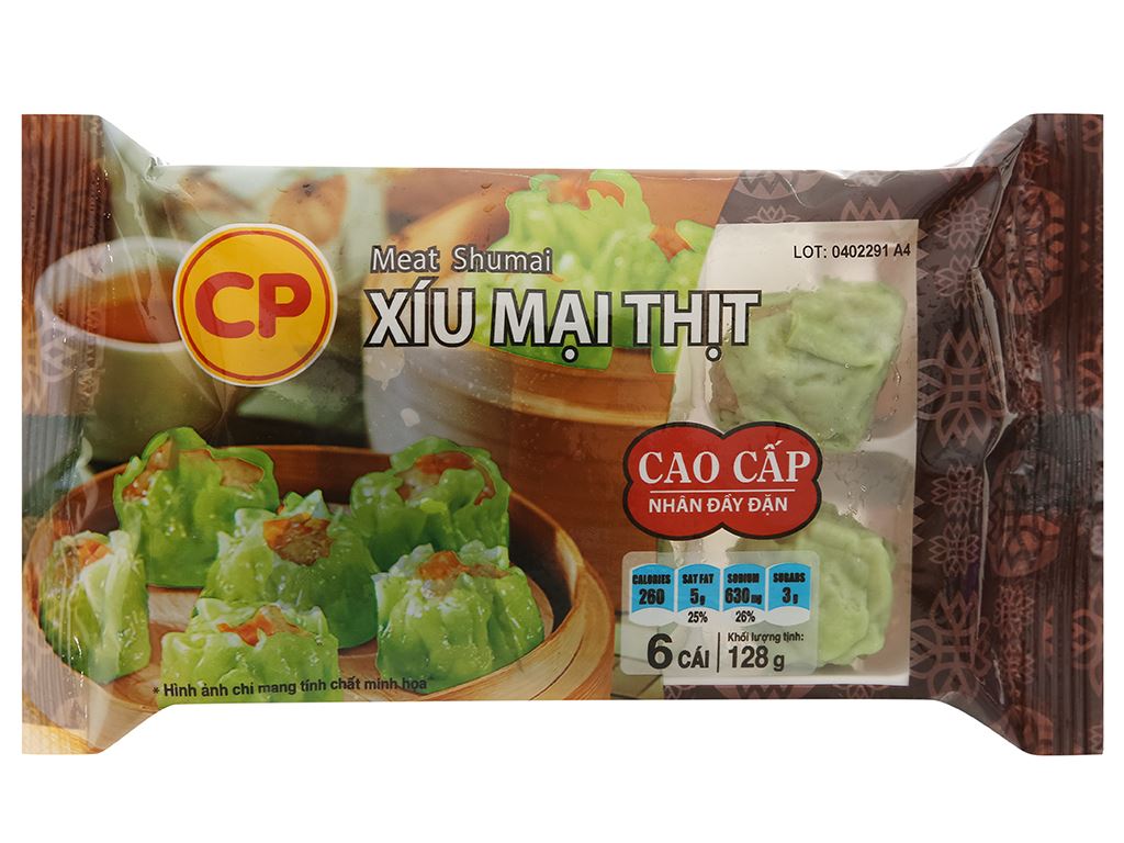 Xíu mại thịt C.P gói 128g 1