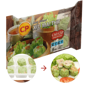 Xíu mại thịt C.P gói 128g