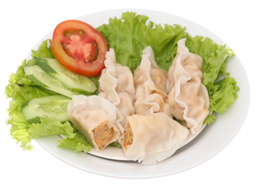 Bánh xếp Hàn Quốc nhân hải sản Mama Food gói 175g 6