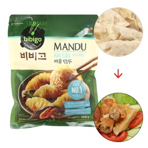 Bánh xếp nhân hải sản Bibigo gói 350g
