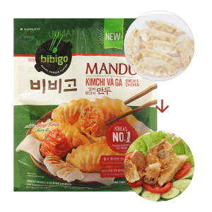 Bánh xếp kim chi và gà Bibigo gói 350g