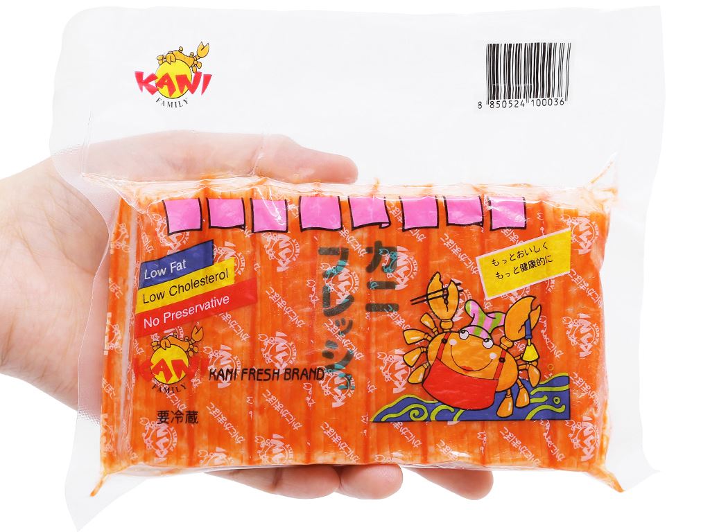 Que surimi hương vị cua 3N Foods gói 250g 4