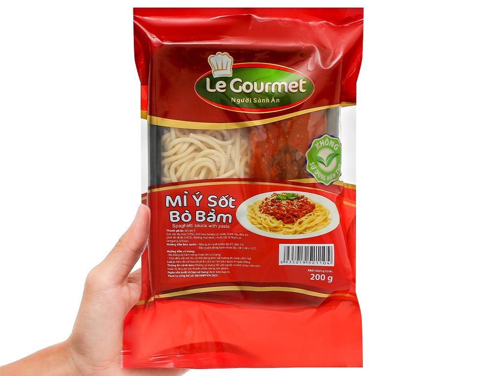 Mì ý sốt bò bằm Le Gourmet 200g 5