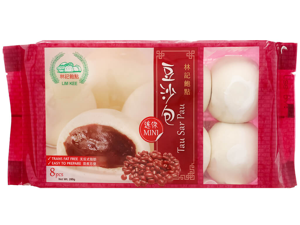 Bánh bao đậu đỏ Lim Kee gói 280g giá tốt tại Bách hoá XANH