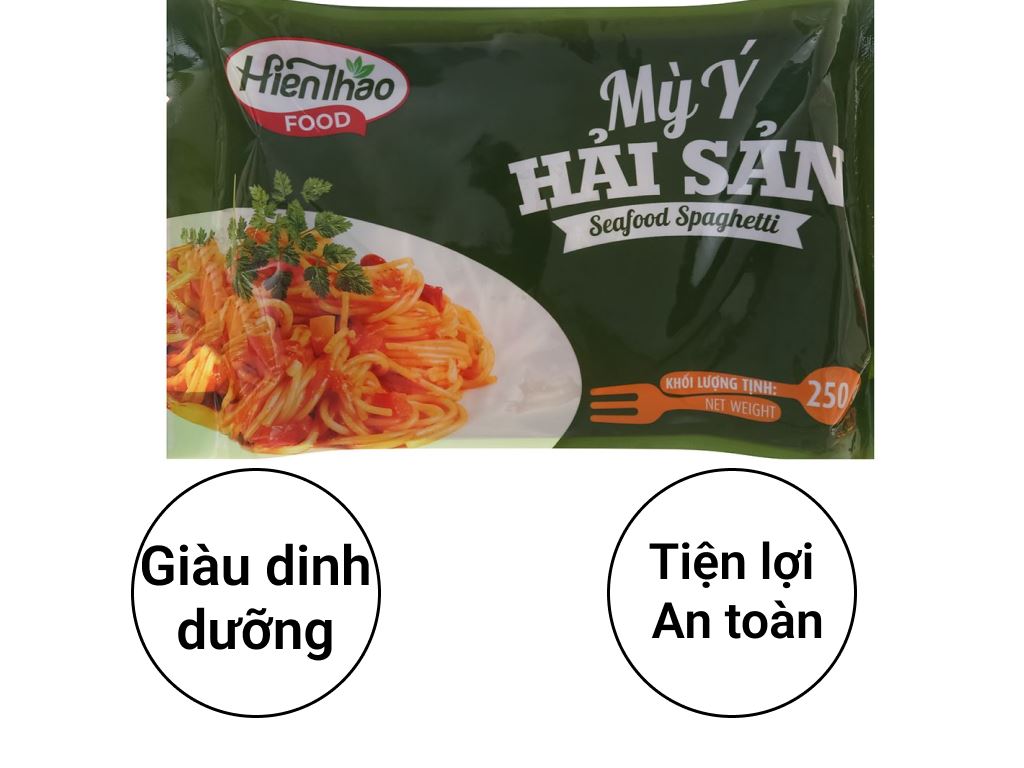 Mì ý hải sản Hiền Thảo gói 250g 2
