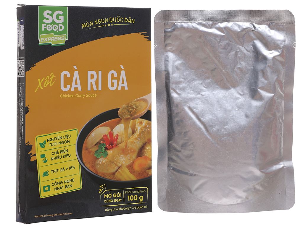 Xốt cà ri gà SG Food hộp 100g tại Bách Hóa XANH