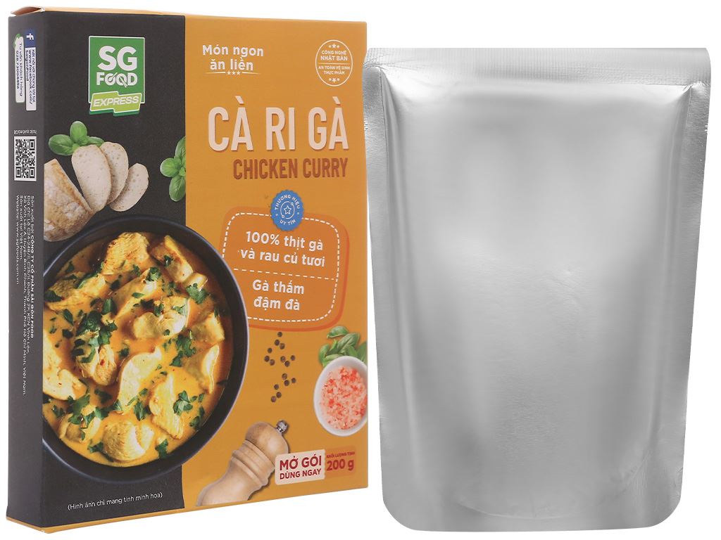 Cà ri gà SG Food hộp 200g thơm ngon mua tại Bách Hóa XANH