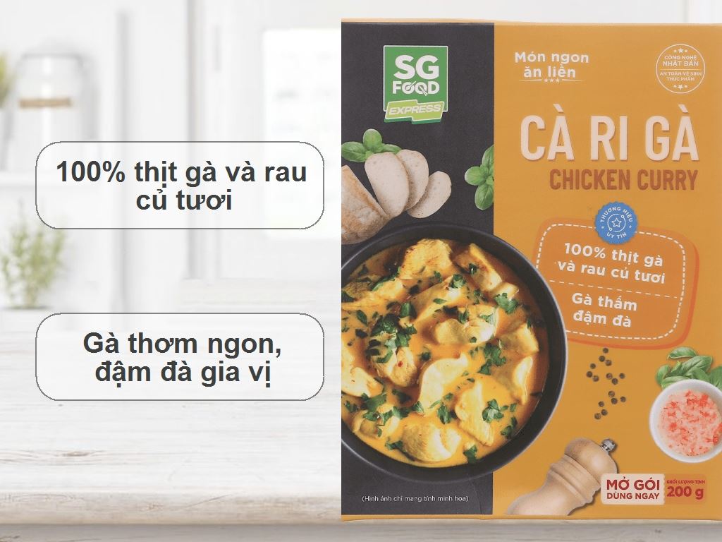 Cà ri gà SG Food hộp 200g thơm ngon mua tại Bách Hóa XANH