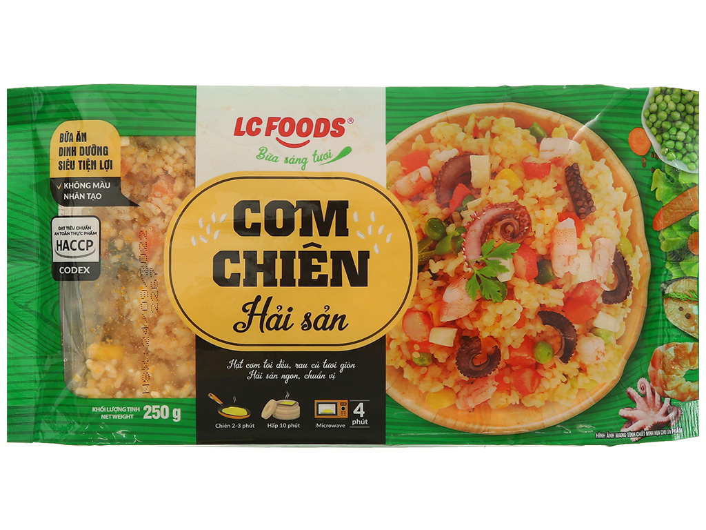 Cơm chiên hải sản LC FOODS gói 250g 3