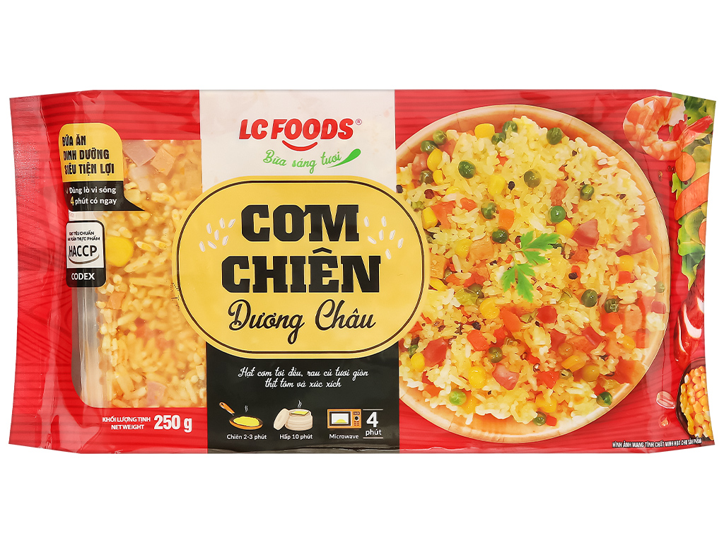 Cơm chiên dương châu LC FOODS gói 250g 1