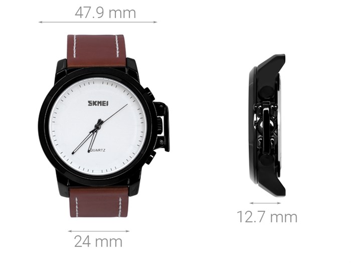 Đồng hồ Nam Skmei SK-1208 Màu Nâu