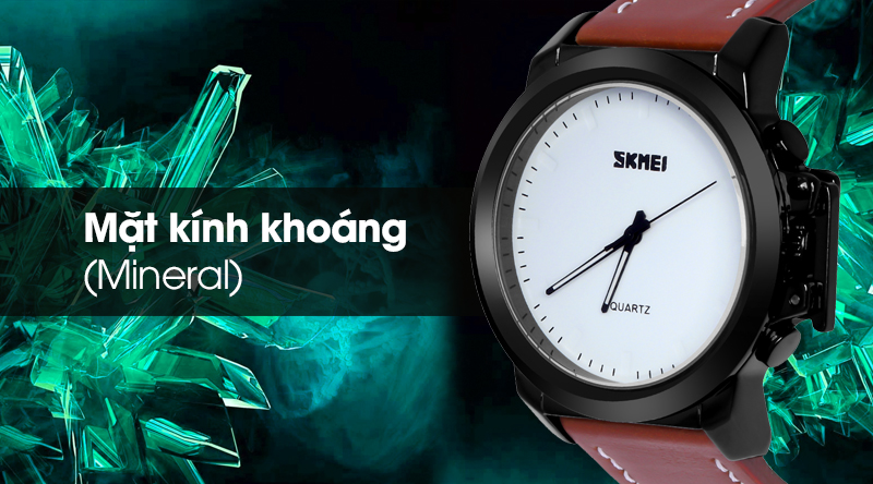 Đồng hồ Nam Skmei SK-1208 có mặt kính khoáng Đồng hồ Nam Skmei SK-1208 có mặt kính khoáng