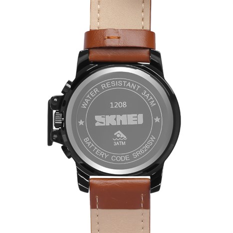 Đồng hồ Nam Skmei SK-1208 Màu Nâu
