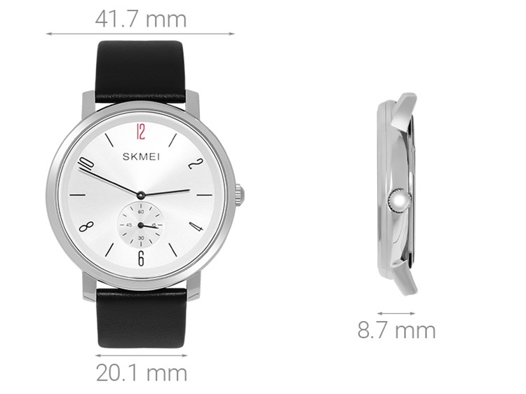 Đồng hồ Nam Skmei SK-1398 Màu Đen - Bạc